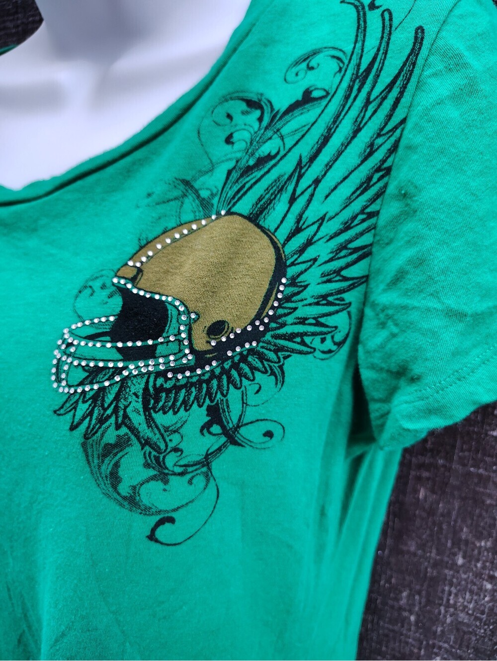 Katydid Football Rhinestone Top - Picture 3 of 8